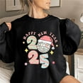 thumbnail image 2 of xixinqiwan New Years Eve Tops for Women,Women New Years Party Sweatshirt Merry Christmas Holiday Long Sleeve Pullover Tops, 2 of 5