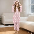 thumbnail image 2 of Pyjama pour Bébé Fille, Grenouillère d'Hiver Chaude à Manches à Capuche, 2 of 5