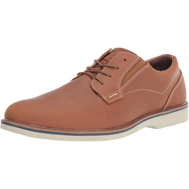 Nunn Bush Mens Barklay Plain Toe Oxford, Tan Crazy Horse, 8 Wide ...