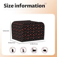 thumbnail image 4 of KLL Poker Creative Symbols Print 4 Slice Toaster Dust Covers Kitchen Small Appliance Cover with 2 Pockets,Can hold Jam Spreader Knife & Toaster Tongs (12.4 x 10.6 x 8.2), 4 of 6