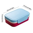thumbnail image 2 of Microwavable Insulated Sealed Portable Compartmented Lunch Box for Adults, Leak-Proof Bento Container with Cutlery, Office & Travel Food Storage, 1-Pack, 2 of 5