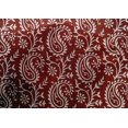thumbnail image 5 of oneOone Cotton Silk Carmine Red Fabric Block Sewing Material Print Fabric By The Yard 42 Inch Wide, 5 of 5