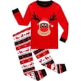 thumbnail image 2 of KikizYe Conjunto de pijamas para niños Pijamas para niños Pijamas navideños de manga larga para niños, 2 of 4