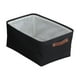 thumbnail image 2 of Cesta para almacenar telas | Contenedor organizador plegable con asas - Material de tela duradero, negro/gris/azul/caqui, 14,17x10,24x6,3 pulgadas, fácil de limpiar, almacenamiento en ropa y juguetes, 2 of 6