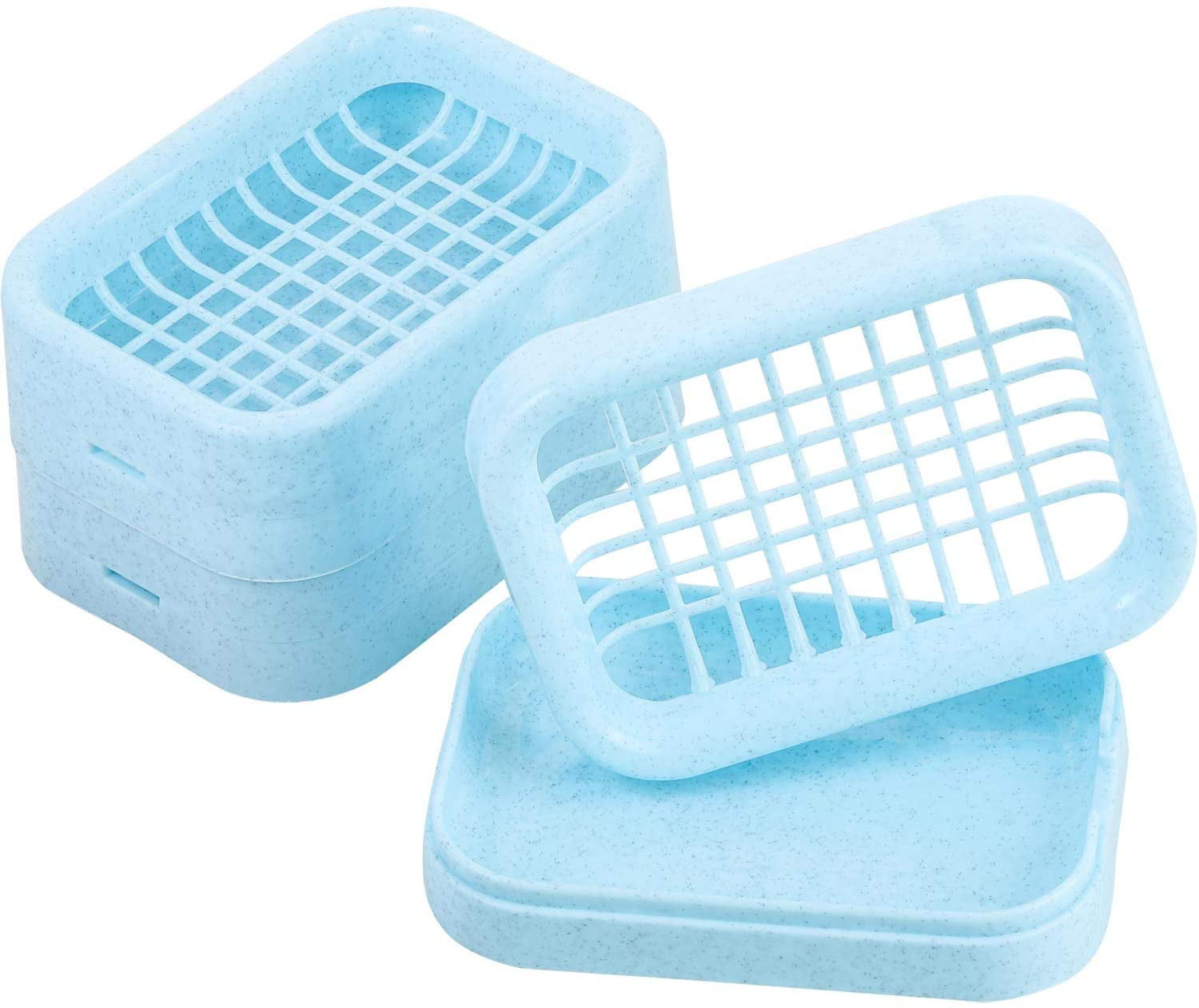 Double Layer Storage Soap Box Double Soap Holder Wash Soap Dish Bathroom Case 