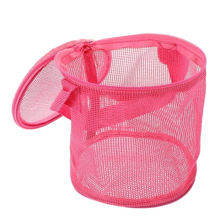 WHAMVOX  Beach Storage Bag Baby Toy Mesh Kids Bags for Girls Child Rosy