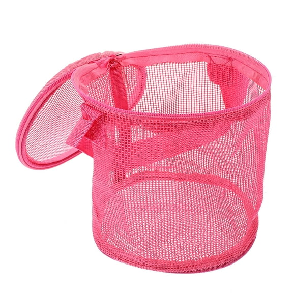WHAMVOX  Beach Storage Bag Baby Toy Mesh Kids Bags for Girls Child Rosy