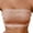 Beige, variant on Women's Lace Push Up Bandeau - Strapless Cross Back with Side Support, Gathers Secondary Breasts for Confident Night Out Look