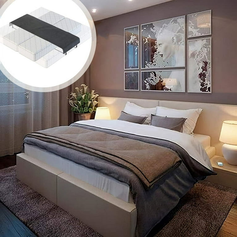 Bed Bridge Twin to King Converter Kit Mattress Connector Bed Gap Filler for Split King Adjustable Beds - Twin Bed Connector to Make A King, White