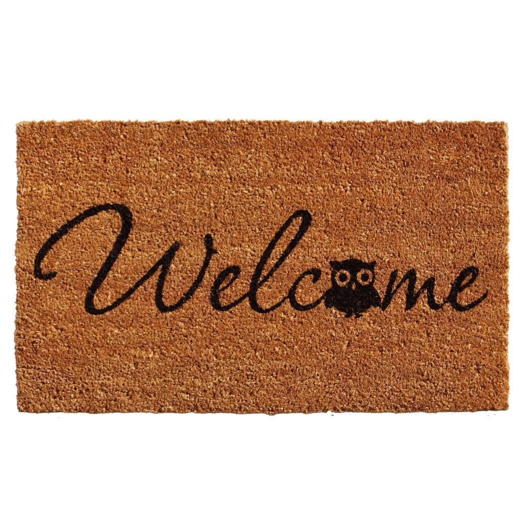 Calloway Mills Barn Owl Welcome Outdoor Doormat 2' x 3'