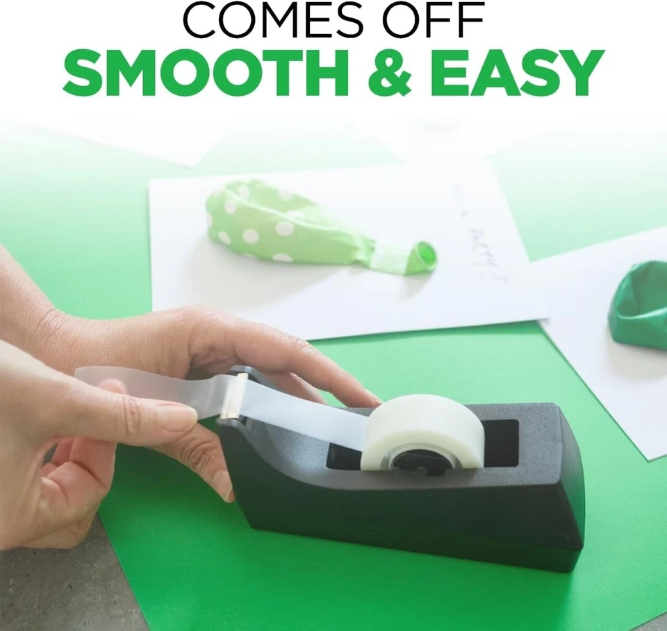 CRESTIN- Scotch Classic Desktop Tape Dispenser, Black, 1-Inch Core