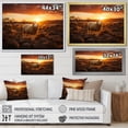 thumbnail image 4 of Designart "Sheep form At Sunrise" Animals Canvas Art Print, 4 of 5