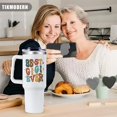 thumbnail image 3 of Best Gigi Ever Tumbler 40oz - Grandma Gifts from Grandkids - Insulated Stainless Steel Cup with Straw - Mothers Day Christmas Present, 3 of 6