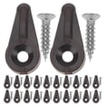 thumbnail image 6 of 50pcs Glass Retainer Clips Replacement For Home Cabinet Doors Cabinet Door Mirror Clip, 6 of 7