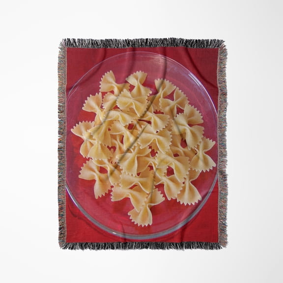 Bow Tie Pasta, Woven Blanket