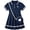 Navy Blue, variant on Lanbubble Toddler Girls Sporty Tennis Dress With Bag Short Sleeve Casual Polo Dress Purple Dress For Girls 3-7 Years