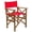 Buttercup, variant on Anderson Teak Director Teak Folding Armchair w/ Canvas in Brown (Set of 2)