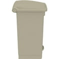 thumbnail image 4 of Pemberly Row Plastic Step-On Touchless 12 Gallon Trash Can in Tan, 4 of 5