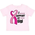 thumbnail image 3 of Inktastic Breast Cancer Awareness I Support My Gigi with Pink Ribbon Boys or Girls Toddler T-Shirt, 3 of 5