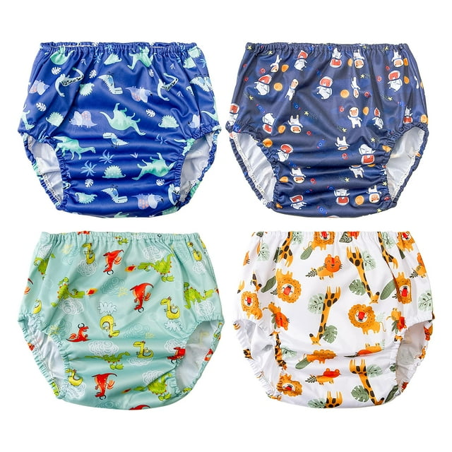 Calzoncillos BISENKID, impermeables, elásticos, de plástico, para entrenamiento, 2T