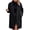 Black-1, variant on Fleece Long Trench Coat Single Breasted Fuzzy Teddy Jacket Winter Long Sleeve Stand Collar Lapel Warm Overcaot