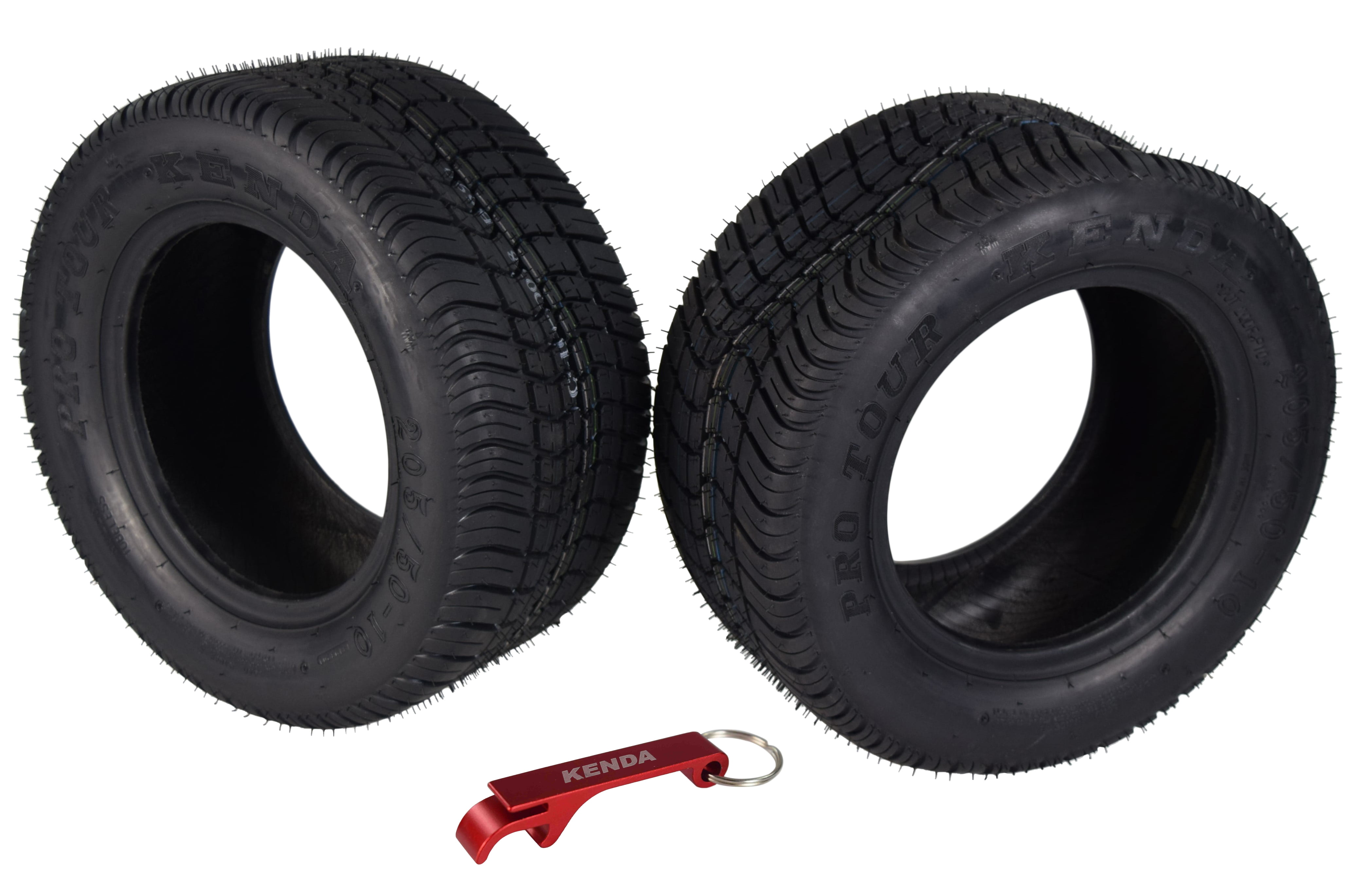 Kenda 277010N4 205/5010 Pro Tour 4 Ply Tubeless Golf Cart Tires 2 Pack