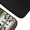 thumbnail image 5 of Renewold Southwest American Tribal Dark Brown Car Floor Mats 4 Pieces Universal Fit Anti-Slip Front & Rear Car Carpet All Season Weather Protection Auto Decor for Sedan SUV Van Truck, 5 of 7