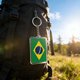 thumbnail image 1 of Flag Keychain Set Flag Acrylic Key Ring Pack For Bags Keys Travel Gifts, 1 of 5