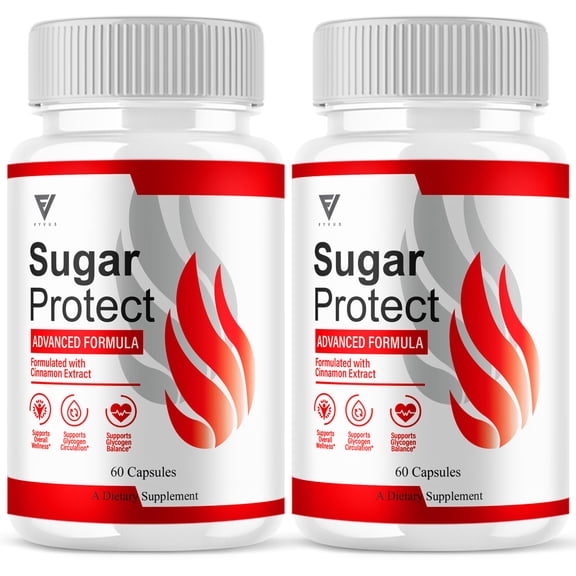 (2 Pack) Sugar Protect Capsules, SugarProtect Advanced Blood Support and Overall Health Formula (120 Capsules)