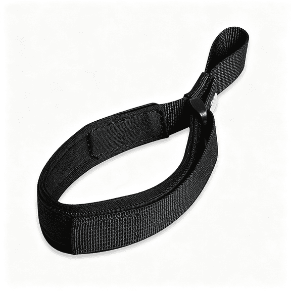 GASTROPOD Hands Free Adjustable Wrist Strap,Suitable for Any Dog Leashes with Adopts Design,Soft and Comfortable Diving Fabric Wrist Strap for Retractable Dog Leash (Classic Black)