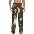 thumbnail image 3 of Goofa Gnome Insect Frog Printed Soft Pajama Pants for Men, Wide Leg Comfy Casual Lounge Yoga Pants-Medium, 3 of 9