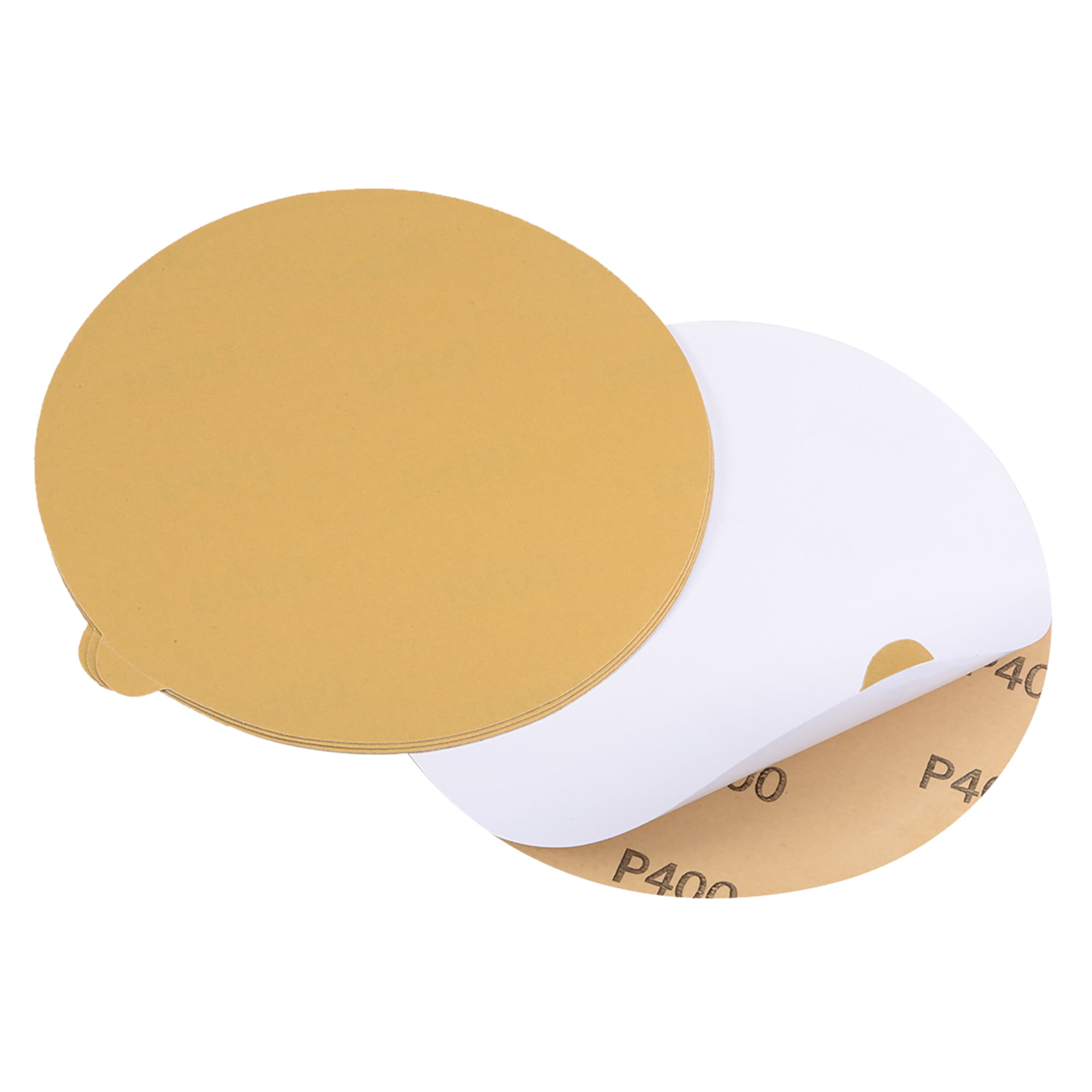 6Inch PSA Sanding Disc Aluminum Oxide Adhesive Back Sandpaper Yellow