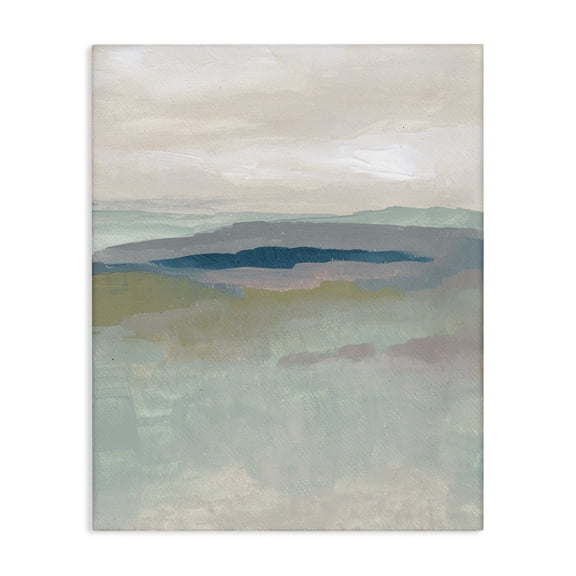 Stupell Industries Contemporary Muted Abstract Beach Landscape Canvas Art, 16 x 20, by Nikita Jariwala