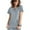 Gray, variant on Solid Color Medical Uniform Nurses Uniforms for Women's Loose Short Sleeve Breathable Nurse Uniform S-2XL