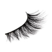 Kiss Lash Couture Triple Push-Up False Eyelashes, Strip Lashes, Teddy, Black, 12mm, 1 Pair