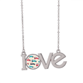 thumbnail image 1 of Colorful Classique Voitures Dessin Animé Motif Amour Collier Pendentif Bijoux, 1 of 3