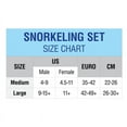 thumbnail image 3 of TUSA Sport Adult Platina Hyperdry Mask, Snorkel, & Fins Travel Set, Blue, Medium, 3 of 9