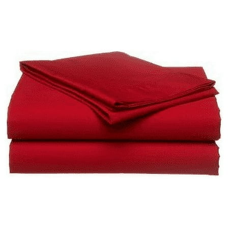 Full Micro Fiber Sheet Set - Soft and Comfy - By Crescent Bedding Red Full