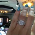thumbnail image 4 of K-KED Fashion Cubic Zircon 925 Silver Filled Rings Women Delicate Jewelry Wedding Gift Sz 6-10-6, 4 of 6
