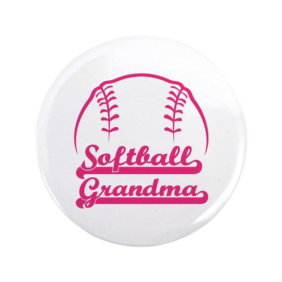 CafePress - SOFTBALL GRANDMA Button - 3.5" Button