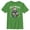 Kelly Green, variant on Boy's Star Wars: The Mandalorian Christmas Grogu and Din Djarin Joy is the Way  Graphic Tee Kelly Green Large
