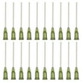 thumbnail image 1 of Agujas de dispensación de 14Ga, 52PCS de 1.5 pulgadas, jeringas de aguja de punta roma con bloqueo Luer para rellenar tintas líquidas, adhesivos, aceites, verde oscuro, 1 of 7