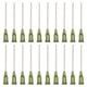 thumbnail image 1 of Agujas de dispensación de 14Ga, 52PCS de 1.5 pulgadas, jeringas de aguja de punta roma con bloqueo Luer para rellenar tintas líquidas, adhesivos, aceites, verde oscuro, 1 of 7