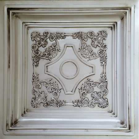 12 Pack Talissa Decor Faux Tin Decorative Ceiling Tiles Walmart Canada