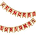 thumbnail image 4 of Tema deportivo Garland Rugby Fútbol Fiesta Bunting Banner Lino Forma de cola de milano Artículos de fiesta Decoración, 4 of 7