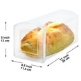 thumbnail image 2 of Youngever Conteneur à Pain en Plastique, Bac de Rangement pour Sandwichs, Distributeur de Pain, 2 of 5