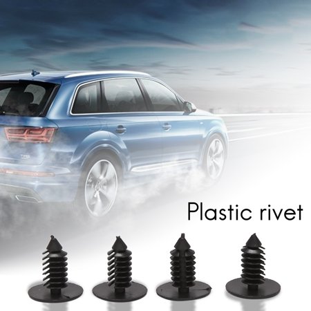 

Car 8mm Hole Plastic Black Rivets Bumper Door Bra Holders 20 pcs