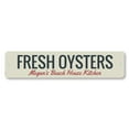 thumbnail image 2 of Fresh Oysters Novelty Decor, Metal Wall Sign - 4x18 Inches, 2 of 4