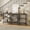 Gray, variant on Tarnorci Extra Long Console Table, 66.92inch Narrow Sofa Tables with 3 Tier Wood Storage Shelves Industrial Metal Frame for Entryway Hallway Living Room Behind Couch Brindle