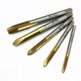 thumbnail image 1 of LOVIVER Set of 5pcs M3 M4 M5 M6 M8 Titanium HSS Screw Metric Spiral Fluted Machine Hand, 1 of 3